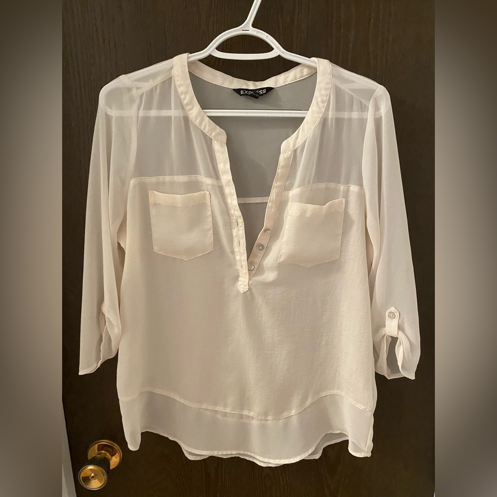 Express sheer top